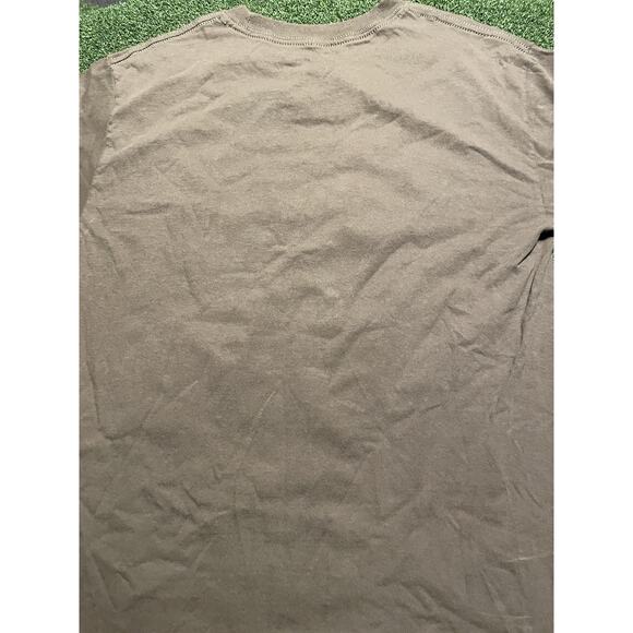 Chevy Trucks Wolf Animal Nature T Shirt Y2K Tribal Chevrolet Promo Olive Size M - Picture 9 of 11